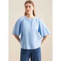 seidensticker Shirtbluse Schwarze Rose 1/2 Rundhals Uni
