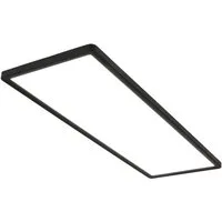 Briloner Leuchten LED Panel Slim, LED fest integriert, Neutralweiß, Deckenlampe, ultraflach, Backlighteffekt, Wohnzimmer, Schlafzimmer