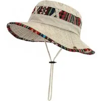 Agger Sonnenhut Faltbar Sommerhut Breite Krempe Outdoor Anglerhut Wanderhut Für Männer und Frauen