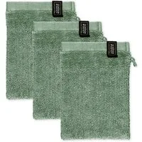 SCHÖNER WOHNEN-Kollektion Waschhandschuh Sense, (Packung, 3-St), mit Velourborte, hautschmeichelnde Airtouch Qualität, super weich