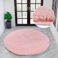 OTTO home Hochflor-Teppich Viva Shaggy, in Standard- und Premium-Qualität, 30 mm oder 45 mm Höhe, rund, Uni Farben, einfarbig, weich, kuschelig, Läufer, Kundenliebling