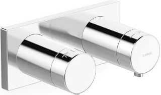 Hansa Fertigmontageset Thermostat-Batterie Hansaliving 4453 9583 verchromt, 44539583 44539583
