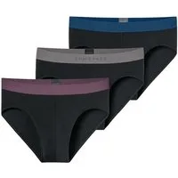 Schiesser Rioslip 95/5 Multipacks (3er Pack) mit sportlichem Logo-Webgummibund