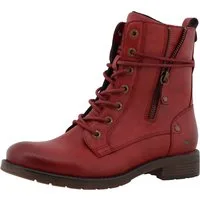 Mustang Shoes Elfi Winterstiefelette Stiefelette, Winterboots mit neckischem Zierreißverschluss