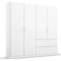 OTTO home Drehtürenschrank Kleiderschrank Schrank Garderobe Wäscheschrank CHALLENGER (Breiten 181/226 cm, Höhen 197/210 cm) Metallgriffe in Graumetallic und geräumige Schubladen MADE IN GERMANY