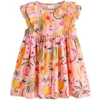 Next Blusenkleid Kleid mit Rüschenärmeln (1-tlg)