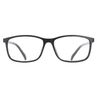 Montana Rectangle Unisex Mattschwarze Brille