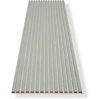 HAGEFOL Wandpaneel Akustikpaneele Holz, 3D Lamellenwand, verschiedene Größen, BxL: 60,00x240,00 cm, 1,44 qm, 3D Optik, Akustische Dämmung