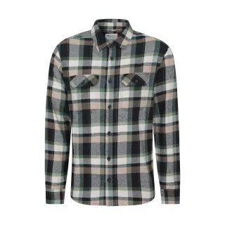 Mountain Warehouse - "Trace" Hemd für Herren Langärmlig (Dunkel-Khaki)