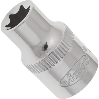 VIGOR T Steckschlüsseleinsatz - 1/4 Zoll (6,3 mm) Vierkant - V2143N