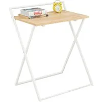 SoBuy Klapptisch FWT88, Kleiner Schreibtisch klappbar Computertisch Arbeitstisch Beistelltisch