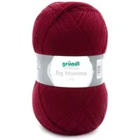 Gründl Wolle 400g Big Mamma uni Großknäuel Strickgarn Häkelgarn Häkelwolle, 1040,00 m (Wolle zum Stricken und Häkeln, pflegeleicht, waschbar, schnell trocknend, wollartiger Charakter), Wolle ohne Schurwolle