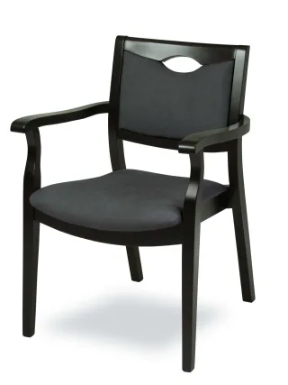 Home affaire Armlehnstuhl "London, Stuhl, Komfortsessel, 3 Gestellfarben, Made in Italy" () 1 Stk.Extra-komfortabel, ergonomisch, fleckenabweisendes Gewebe, Massivholz