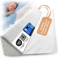 Lunova Bettschutzgitter Rausfallschutz Bett für Kinder – Boxspringbett & Elternbett, Formstabiler Schaumstoff · ohne Montage · ohne Nachpumpen