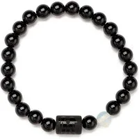 Firetti Armband Schmuck Geschenk Armschmuck Armkette Edelstein Sternzeichen, Made in Germany - mit Onyx und Geburtsstein