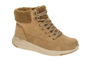 Skechers 144770 BRN Damen Stiefeletten sportlich wasserfest braun