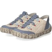 Rieker Rieker L0375-91 Damen Leder und Synthetik white Slipper