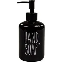 Bastion Collections Seifenspender Bastion Collections Seifenspender Keramik 350ml Schwarz Handsoap