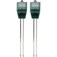 Casativo Feuchtigkeitsmesser 3in1 Bodentester Pflanzenerde-Messgerät für Feuchtigkeit pH-Wert Licht, (2-St., 1er-Set & 2er-Set & 4er-Set), 3-in-1 Bodentest strom- & batteriefrei/inkl. Tabelle mit Idealwerten