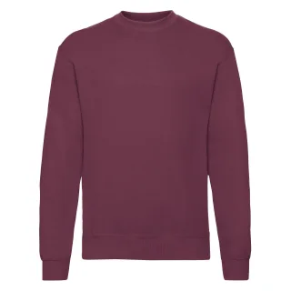Fruit of the Loom Herren Classic 80/20 Set-in Sweatshirt (Burgund)