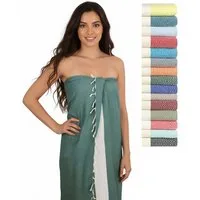 furora HOLIDAY Saunatuch Saunahandtuch Saunatuch Damen + Herren, Hamamtuch groß 100x200 XXL