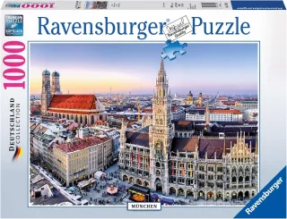 Ravensburger Puzzle 19426 - Blick auf München [1.000 Teile]