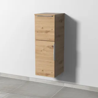 Sanipa 3way Mittelschrank mit 1 Tür und 1 Auszug, Eiche Natural-Touch, UM12485 UM12485