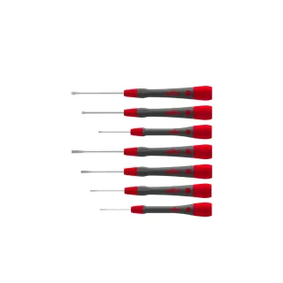 Wiha Feinschraubendreher Set PicoFinish Schlitz, Phillips 7-teilges Set - 42991