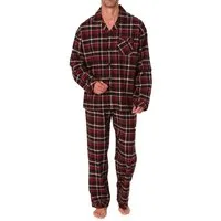 Normann Pyjama Normann Herren Flanell Schlafanzug Pyjama - auch in Übergröße