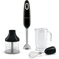 Smeg Stabmixer SMEG Stabmixer Pürierstab Zerkleinerer Mixstab Food-Prozessor schwarz