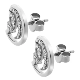 Orphelia 'Elaine' Ohrstecker für Damen, 925er Sterlingsilber – Silber ZO-7084