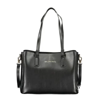 Mario Valentino Nero Polyurethan Damenhandtasche mit recycelten Eigenschaften