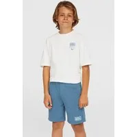 O'Neill Badeshorts O'NEILL LOGO SWEATSHORTS mit Seitentaschen, aus weichem, halb gebürstetem Sweatstoff