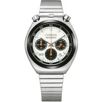 Citizen Chronograph Bullhead Retro AN3660-81A, Quarzuhr, Armbanduhr, Damenuhr, Herrenuhr, Edelstahlarmband, analog