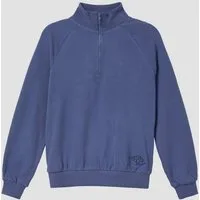 s.Oliver Sweatshirt Sweatshirt Sweatshirt mit Troyer-Kragen