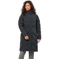 Jack Wolfskin Daunenmantel MARIENPLATZ COAT W mit Kapuze, atmungsaktives TEXASHIELD Material, winddicht