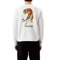 roberto cavalli Sweatshirt Firenze Tiger Sweatshirt Unisex Ob Freizeit, Streetwear oder als Statement-Piece