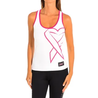 Ärmelloses Damen-T-Shirt mit Rundhalsausschnitt A0P00124