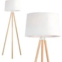STANBOW Stehlampe Stehleuchte,lampe,Triangle Stehleuchte aus Holz, Keine Glühbirne, E27