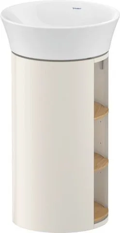 Duravit White Tulip Waschtischunterbau bodenstehend Natur Eiche & Nordic Weiß Matt & Seidenmatt 410x WT42390H539