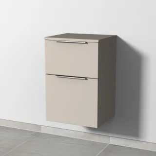 Sanipa 3way Unterschrank mit 2 Auszügen, Kaschmir-Matt, UP1441U UP1441U
