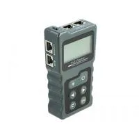 LCD Kabeltester RJ45 / PoE / DC grau