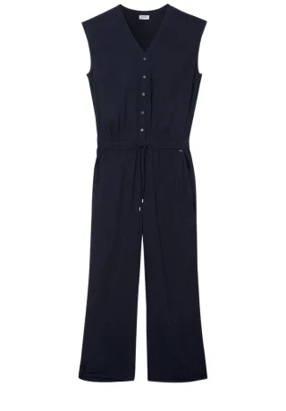Cecil - Jumpsuit in Unifarbe blau - Gr. - 28