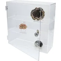 Safe-Album Vitrine Acryl Vitrine Schaukasten 3 Fächer für Modell-Autos 1:43 und 1:87