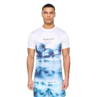 Henleys - "Hennicane" T-Shirt für Herren (Aufgehelltes Weiß)