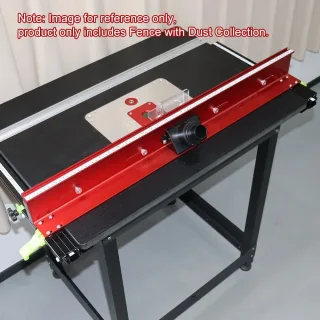 ENJOYWOOD Woodworking Router Table Fence with Dust Collection Fits Most Router Table With Thicknesses Ranging From 3/4"