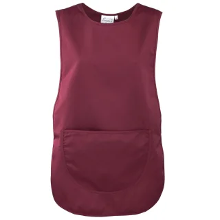 Premier Ladies/Womens Pocket Tabard (Burgunderrot)
