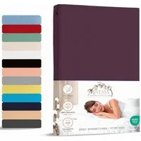 livessa Spannbettlaken Jersey Spannbettlaken Bettlaken Baumwolle weich Rundumgummi, Jersey, Gummizug: Rundumgummizug, In 9 Größen und vielen Farben erhältlich aus 100% Baumwolle