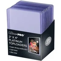 UltraPRO Sammelkarte 25 Toploader - 3" x 4" Ultra Clear Platinum