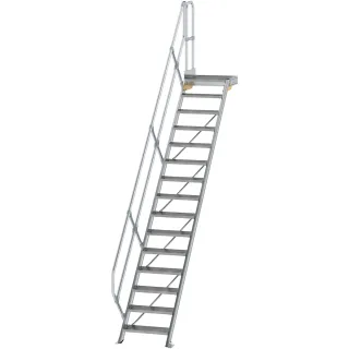 Munk Treppe mit Plattform 45° Stufenbreite 600 mm - 600435